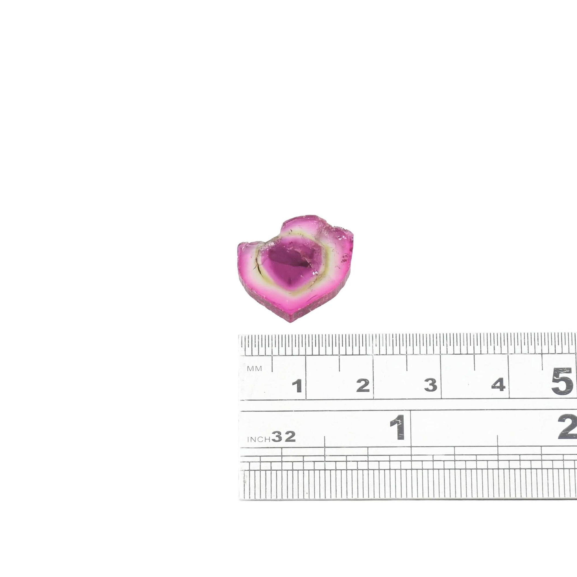 This gorgeous pink watermelon tourmaline slice is perfect for a custom watermelon tourmaline ring.