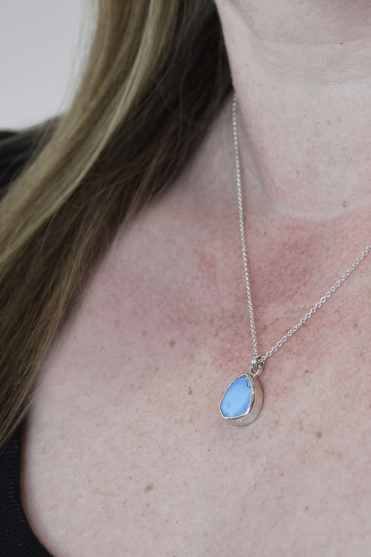 Lavender Turquoise in Sterling Silver