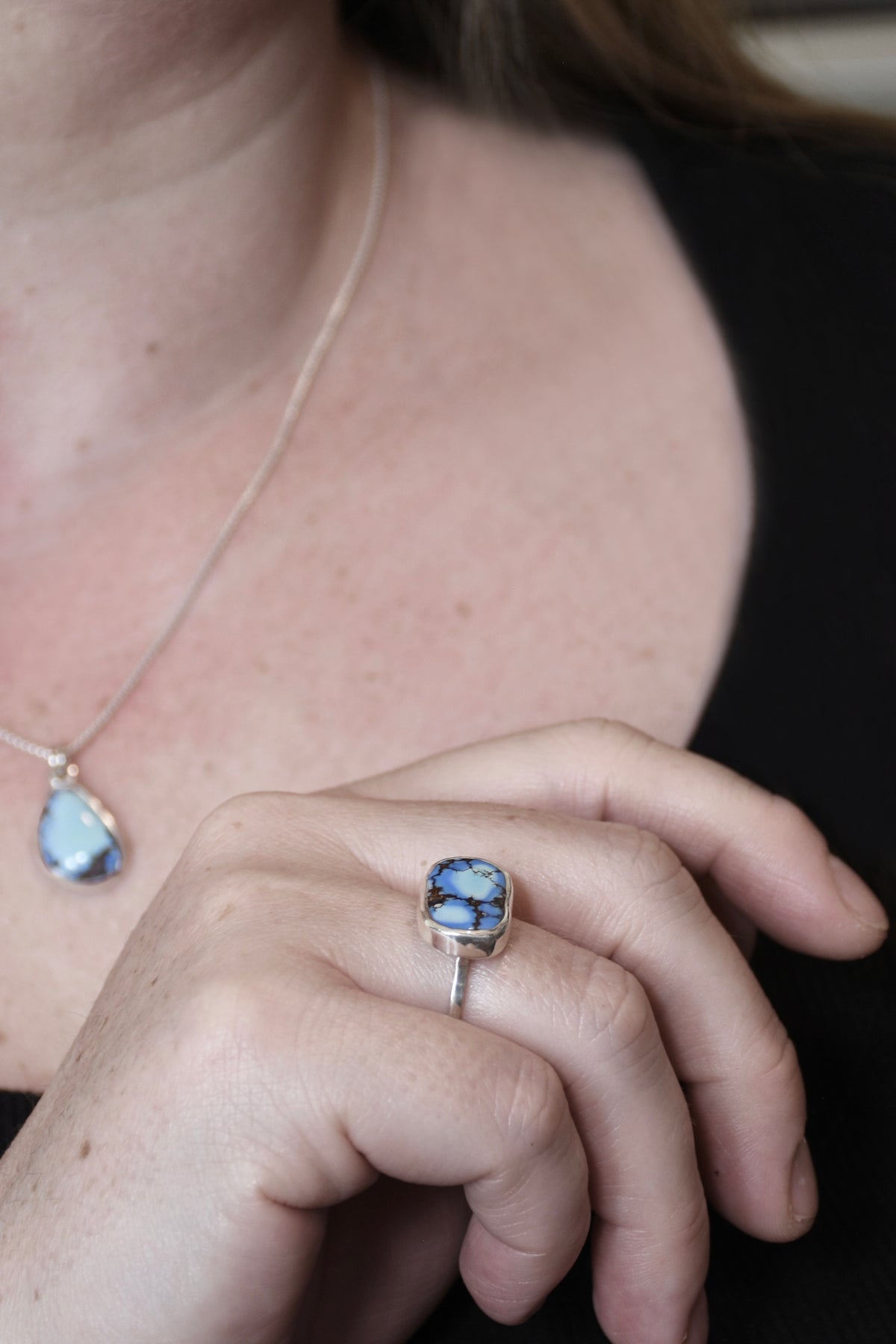 Lavender Turquoise Ring
