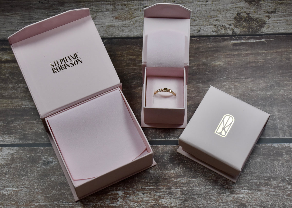 Falling Leaves Drop Earrings, Sterling Silver &amp; 14k gold, Rhodolite Garnet or Montana Sapphire