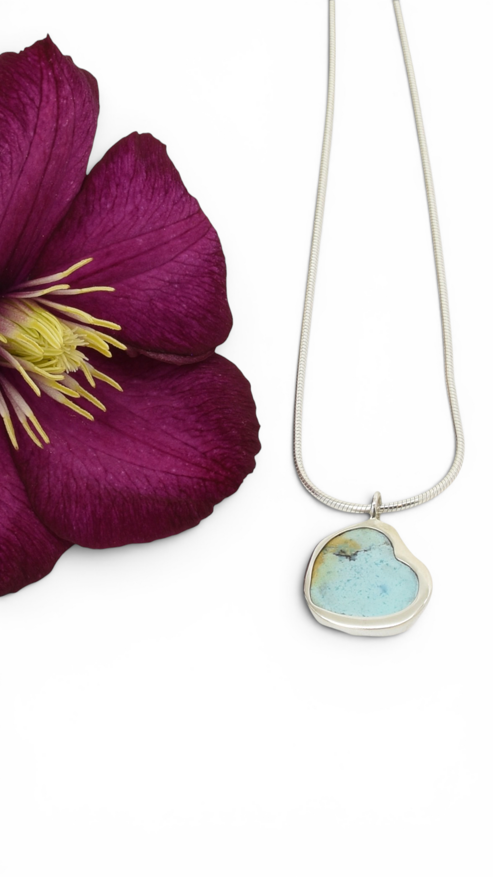 Heart Turquoise Pendant