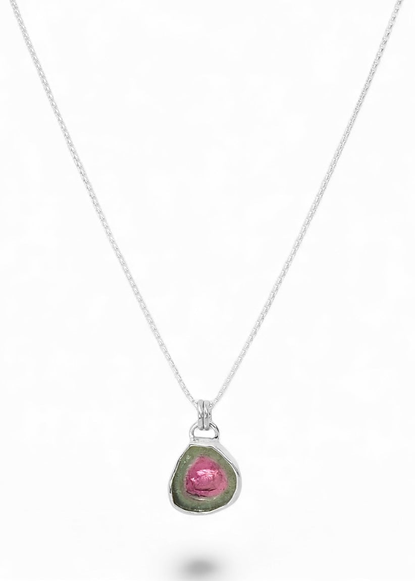 Watermelon Tourmaline Pendant