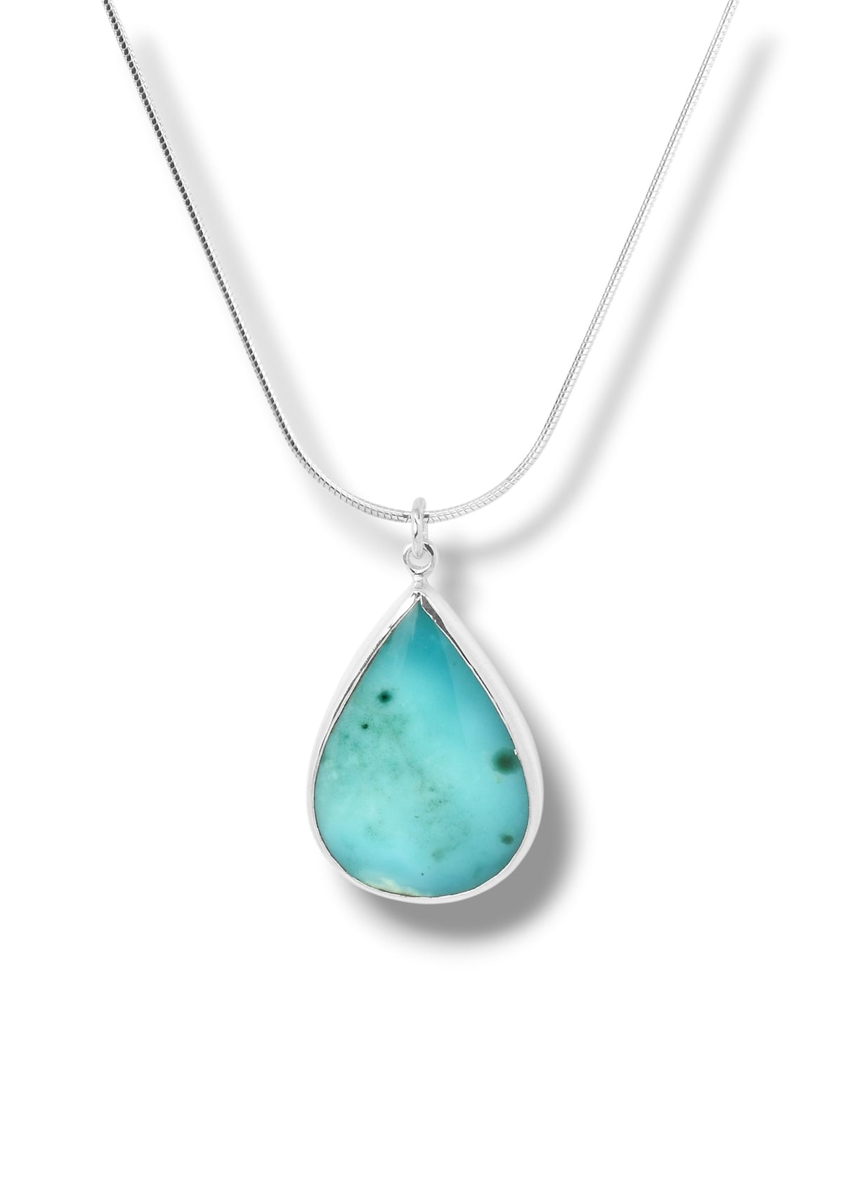 Opalised Wood Pendant in Sterling Silver