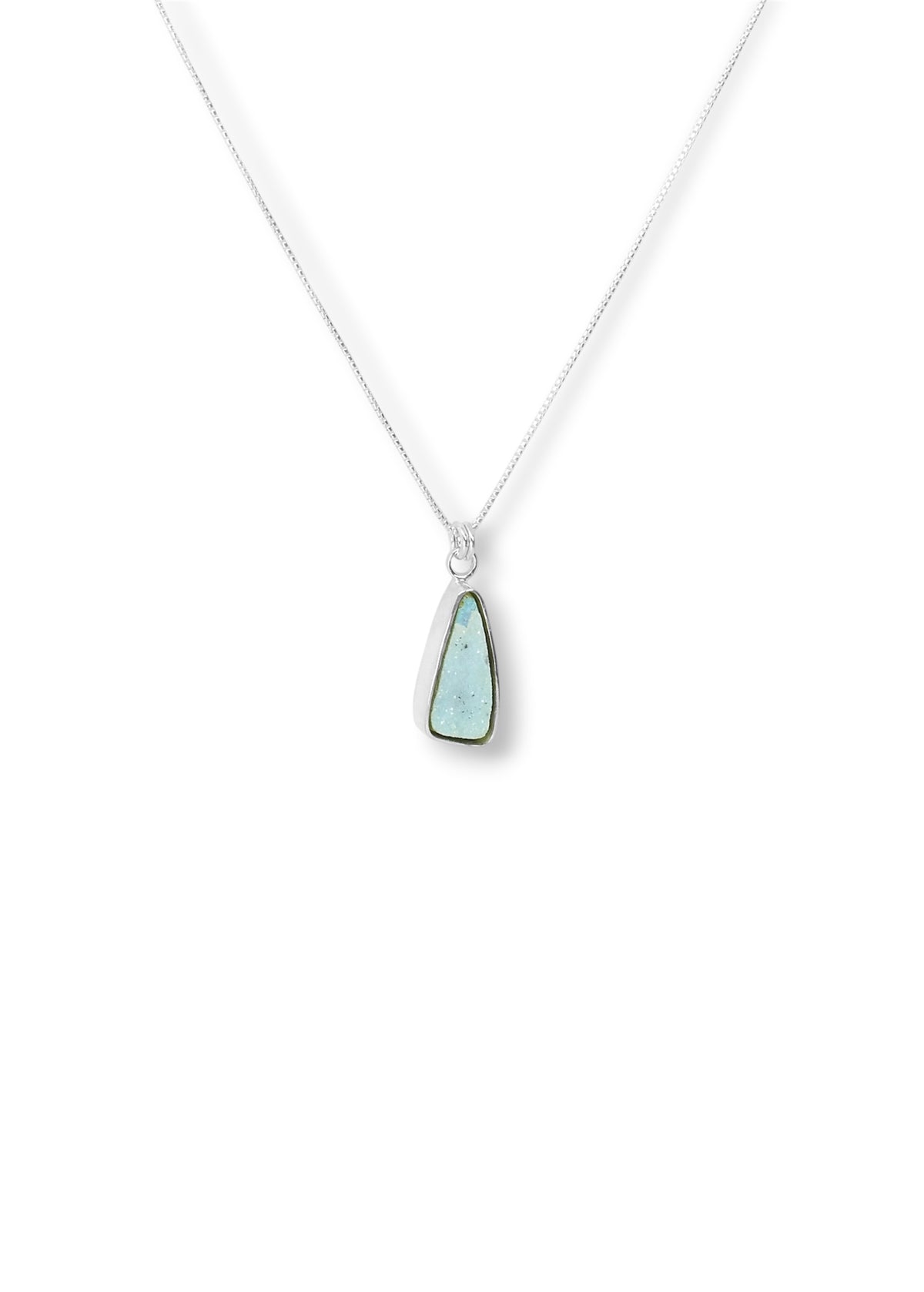 Druzy Chrysocolla Mini Pendant