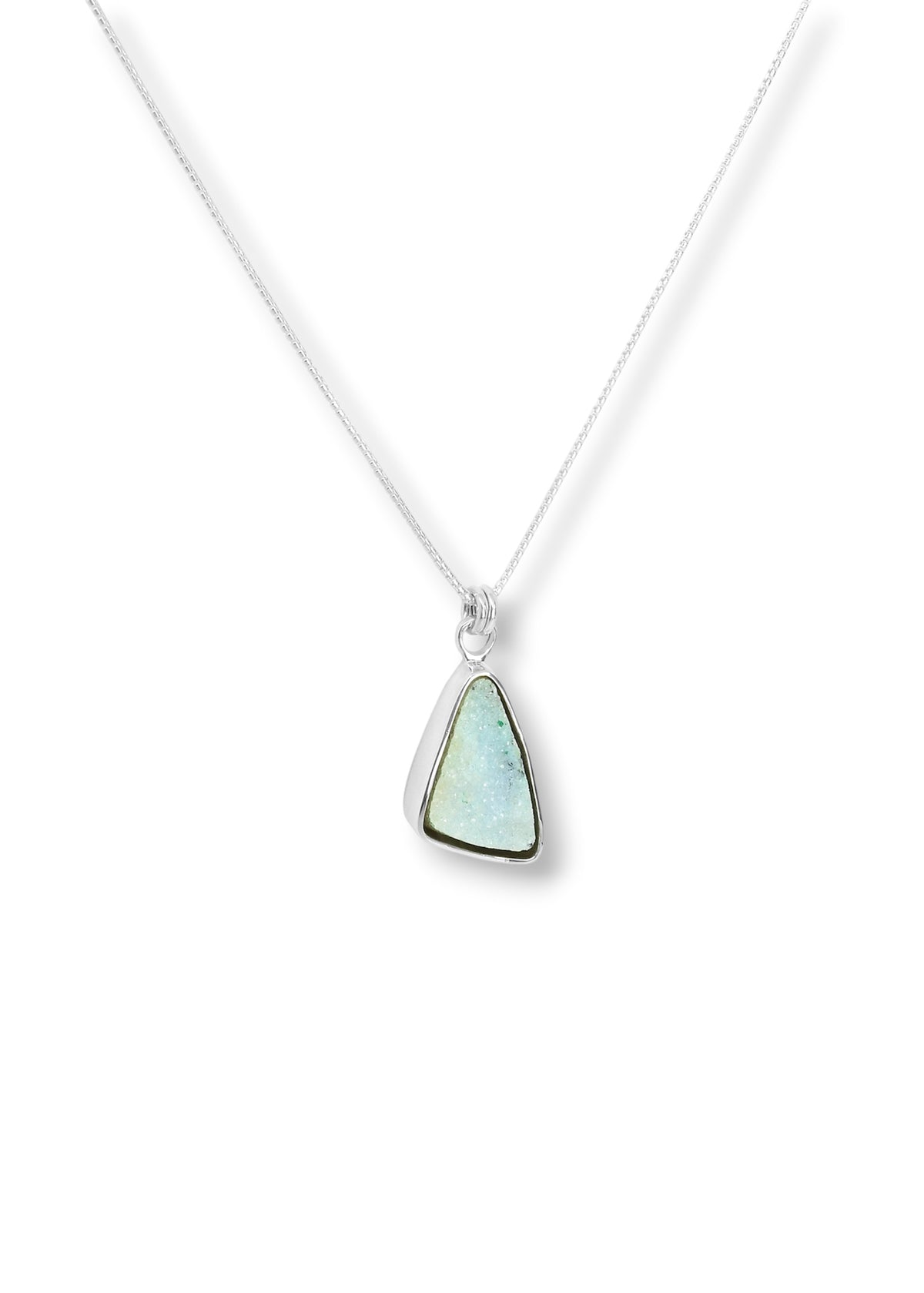 Druzy Chrysocolla Mini Pendant