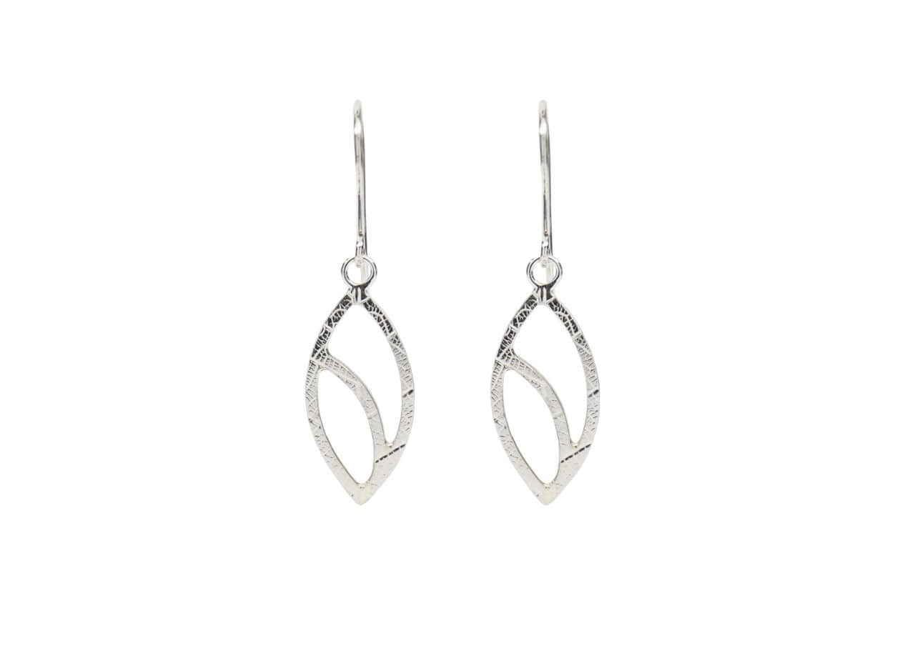 Small Pressed Leaf Earrings