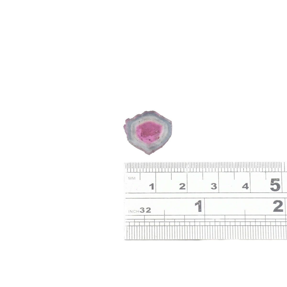 This pale blue and pale pink watermelon tourmaline, raw, is ready for a custom watermelon tourmaline ring design