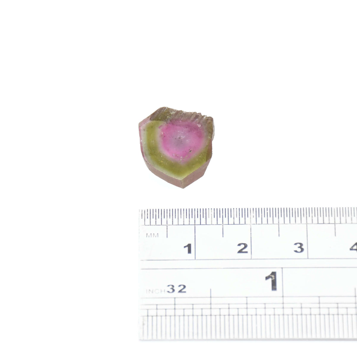 Buy watermelon tourmaline slice for custom jewelry